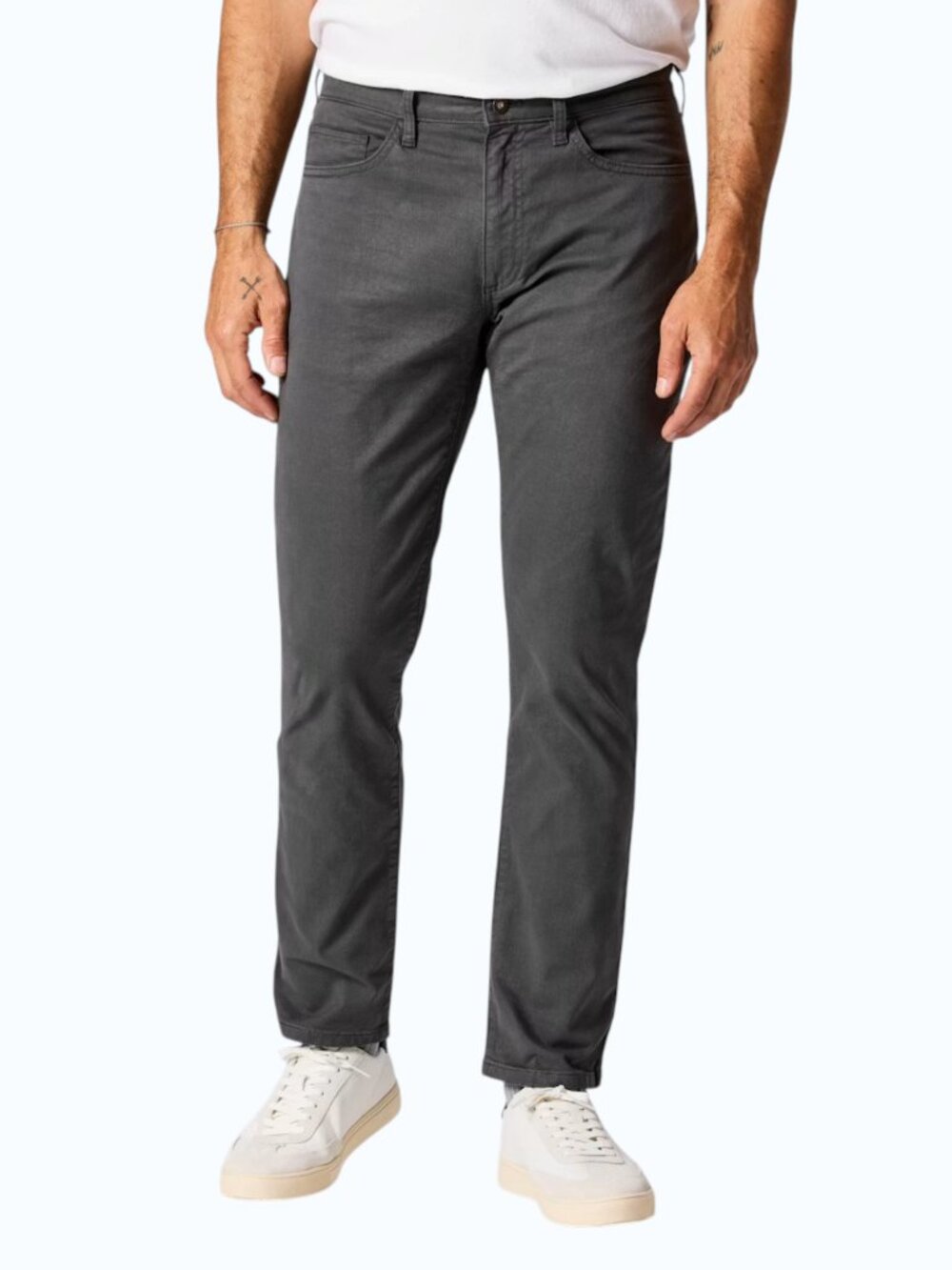 Flint and Tinder 365 5-Pocket Pants Men's 36x30 Slim Fit Charcoal Brushed Twill